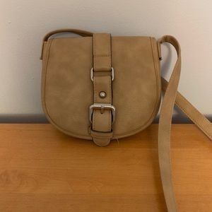 Tan Merona Crossbody - Small